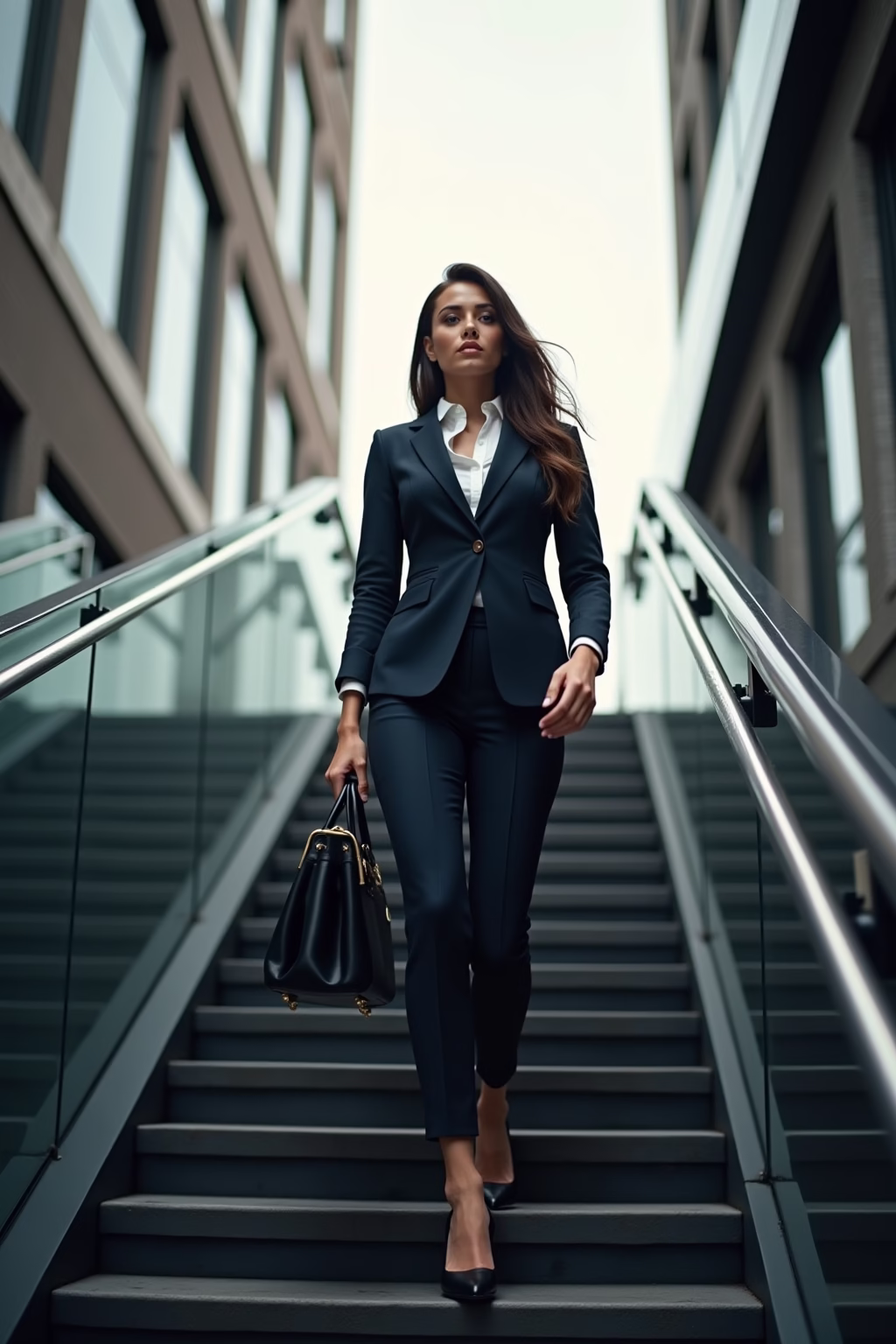 business woman successful outline 1