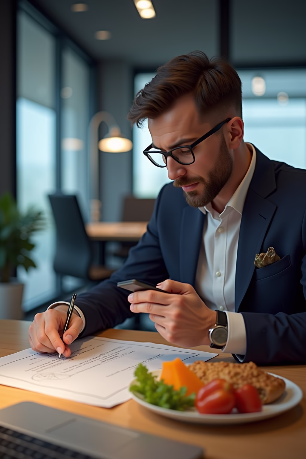 essen ausgeben arbeit outline 5 1