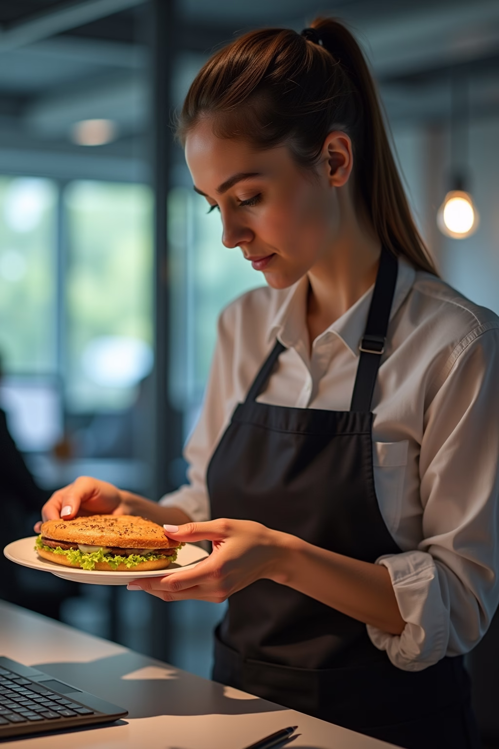 essen ausgeben arbeit outline 6 1