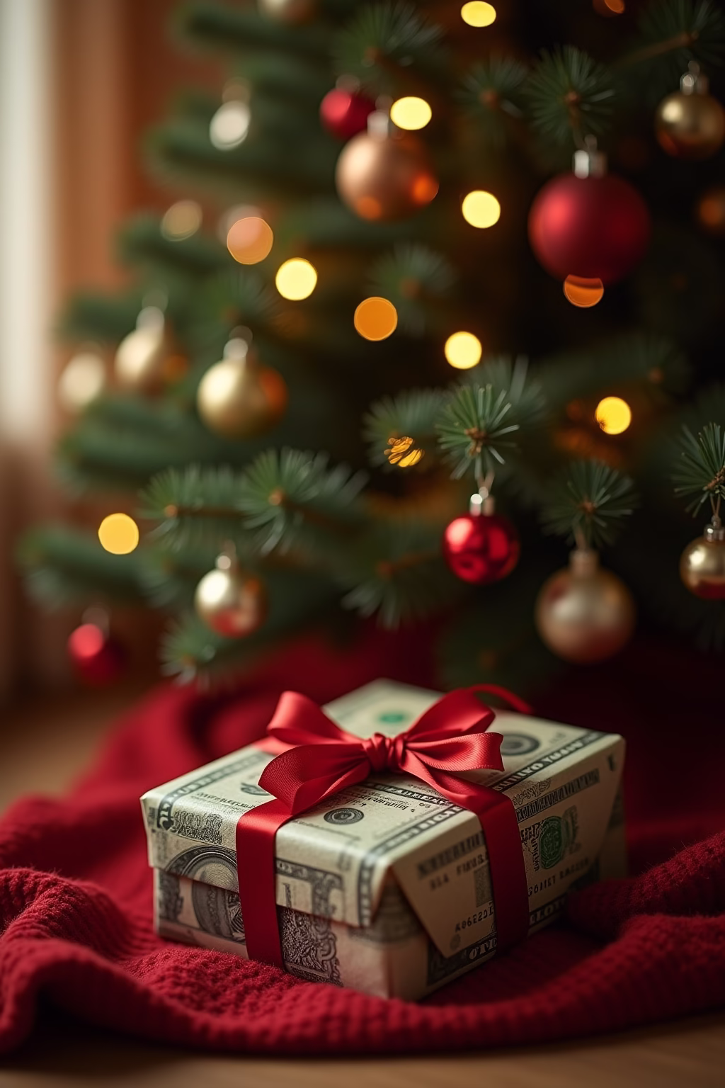 geld schenken weihnachten outline 2