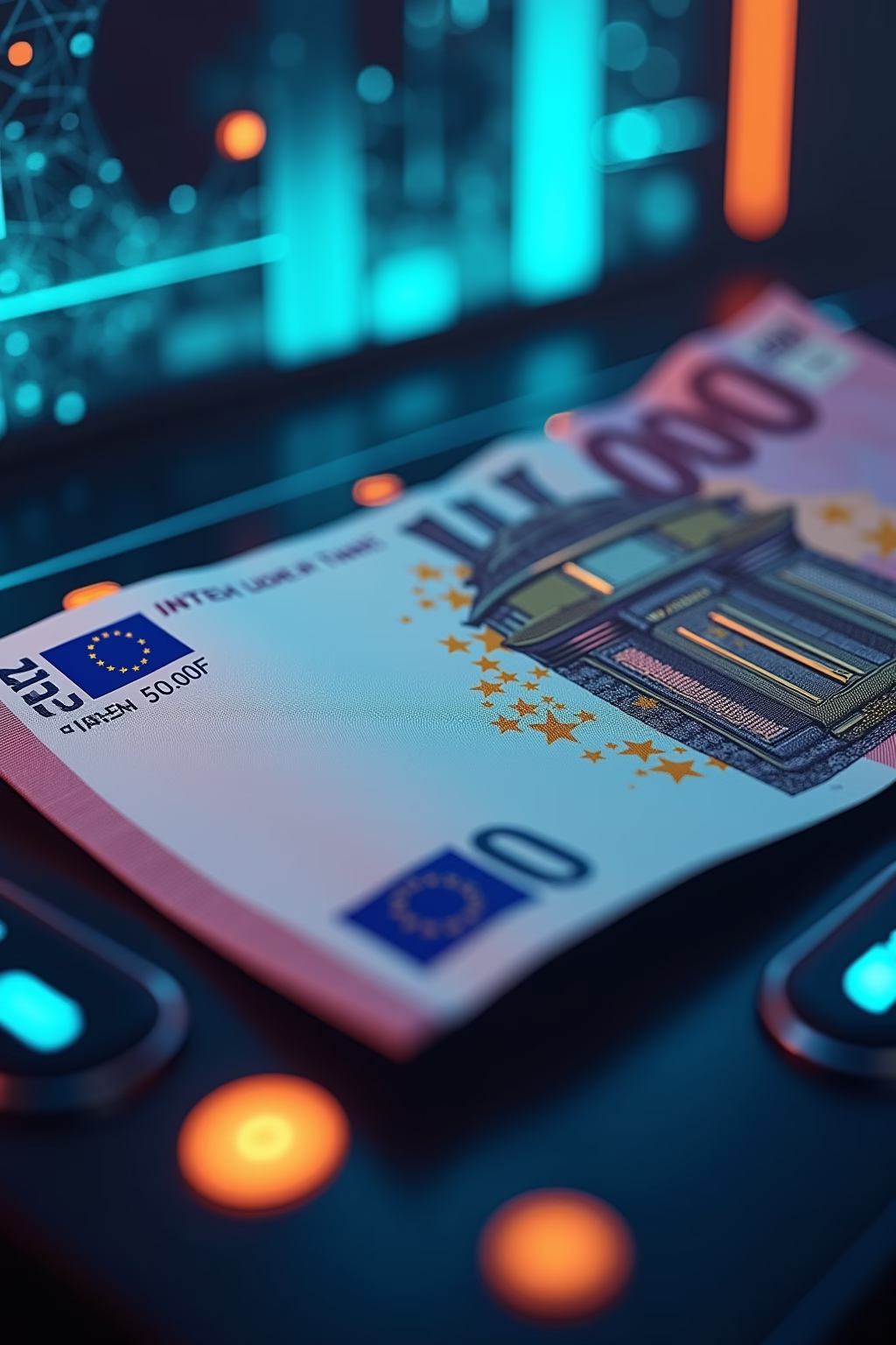 money euro outline 5