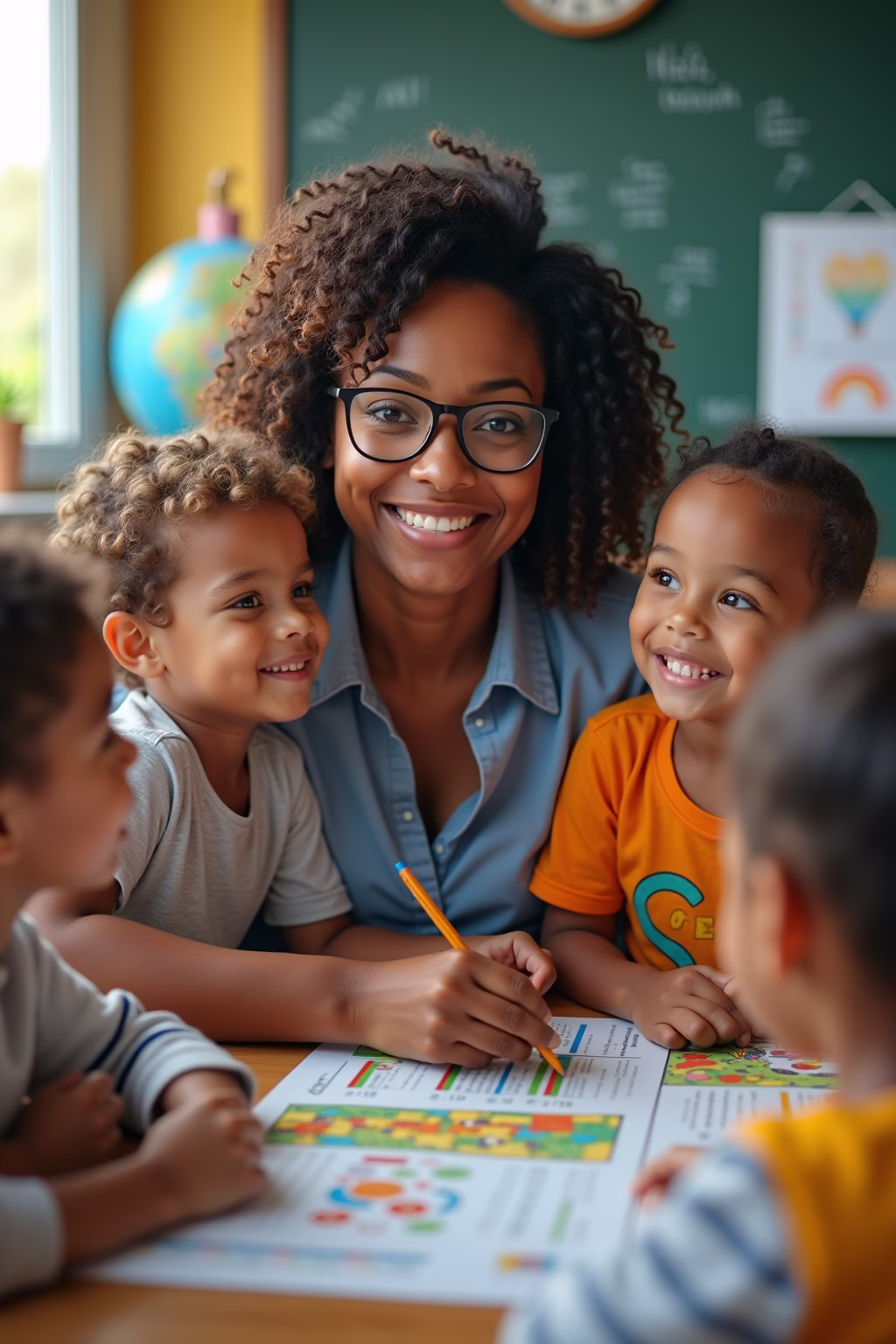 plakat beruf erzieherin outline 5