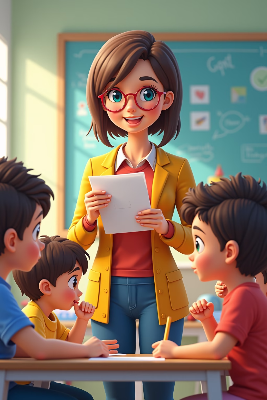 plakat beruf erzieherin outline 6